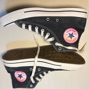 Converse White and Black High-Top Sneaker